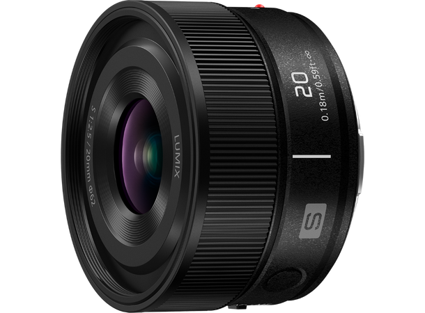 Panasonic Lumix S 20mm f/2.5 Lyssterk Vidvinkel med høy kvalitet 