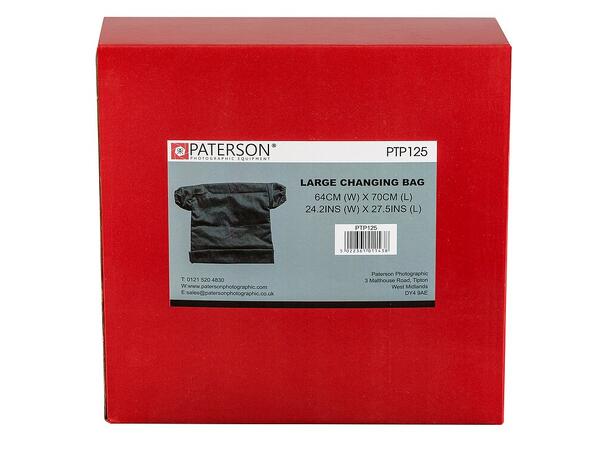 Paterson Changing Bag 64x70cm Mørkeromspose for håndtering av film 