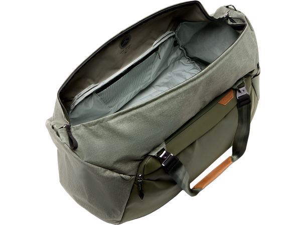 Peak Design Travel Duffel 80L Sage Stor duffelbag m/ praktiske løsninger 