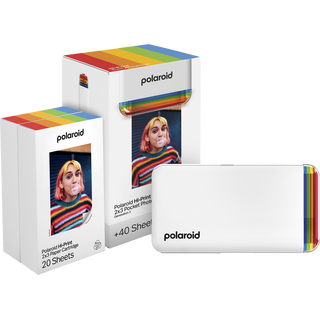 Polaroid Hi-Print Gen 2 E-box m/40 print Skriv ut dine mobilbilder, Hvit farge