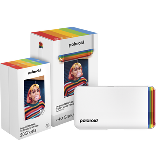 Polaroid Hi-Print Gen 2 E-box m/40 print Skriv ut dine mobilbilder, Hvit farge