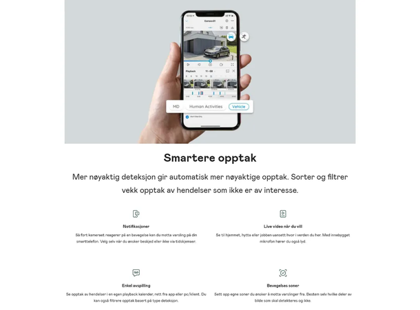 Reolink RLC-510WA W320 Hvit Utendørs wifi kamera, 5MP, IP66 