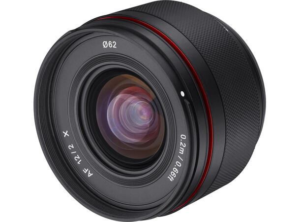 Samyang AF 12mm f/2.0 Fuji X Lyssterk vidvinkel  for APS-C kamera 