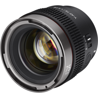 Samyang V-AF 75mm T1.9 Sony FE Tele videoobjektiv med Autofokus