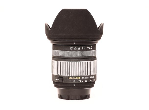 Sigma 17-70mm 1:2.8-4.5 DC  BRUKT BRUKT, Se beskrivelse, for Nikon F 