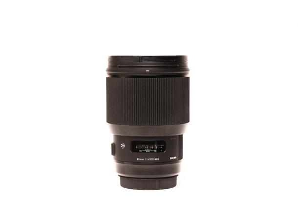 Sigma 85mm f/1.4 DG ART BRUKT BRUKT, Se beskrivelse, for Canon EF 