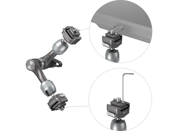 SmallRig 4490 HawkLock H21 Quick Release Rosette Magic Arm 7" 