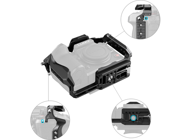 SmallRig 4824 HawkLock Cage GH7/GH6 Cage for Panasonic GH7/GH6 