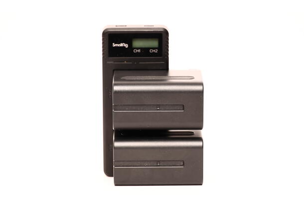 Smallrig 3823 NP-F970 og lader, BRUKT BRUKT, Se beskrivelse 