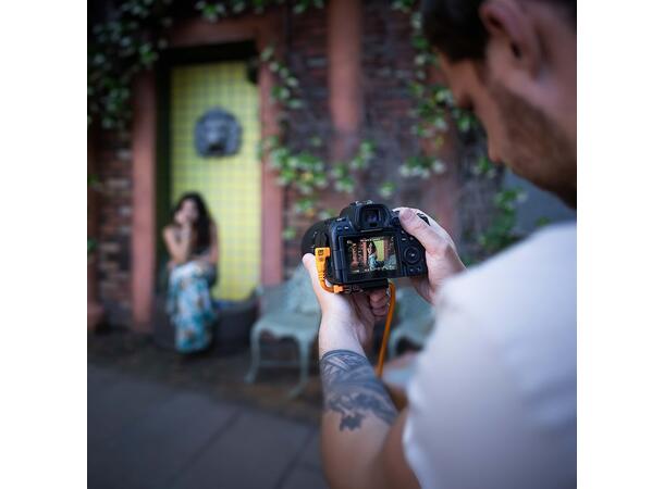 Tetherpro USB-C til USB-C 9,4m Hi-vis Svart Right Angle 