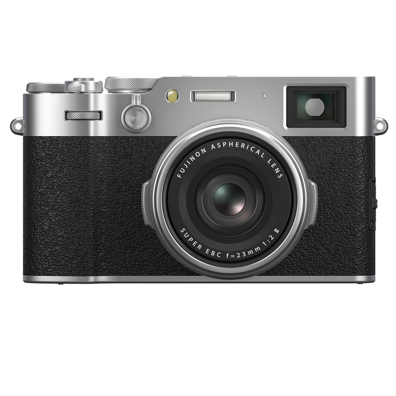 Fujifilm X100VI Silver Værtettet, hybridsøker, Fujinon 23mm f/2