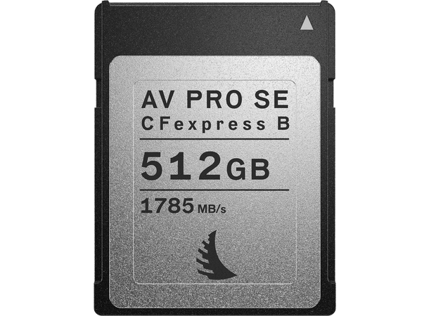Angelbird AV PRO CFexpress SE Type B 512GB, les:1785, skriv:850MB/s