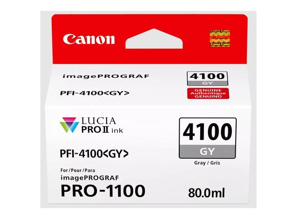 Canon INK PFI-4100 Grey Blekk til imagePROGRAF PRO-1100 
