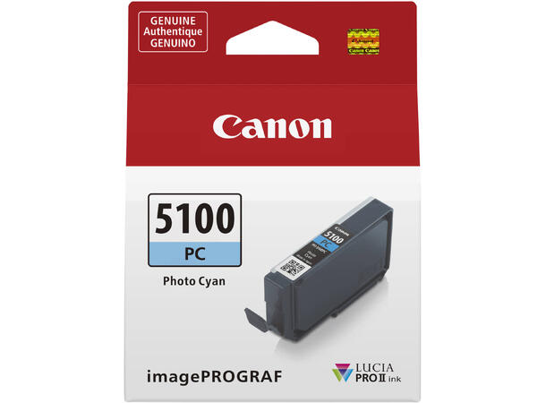 Canon PFI-5100 Photo Cyan For: Canon imagePROGRAF PRO-310 
