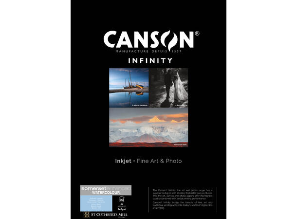 Canson Somerset Enhanced Watercolour Rag A2 240 gsm 