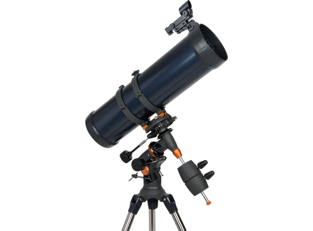 Celestron Astromaster 130EQ med telefonadapter og T2-Barlow 
