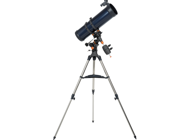 Celestron Astromaster 130EQ med telefonadapter og T2-Barlow 