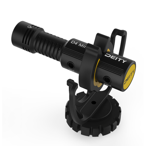 Deity V-Mic D4 Mini Kompakt mikrofon med ekstra lyd-inngang