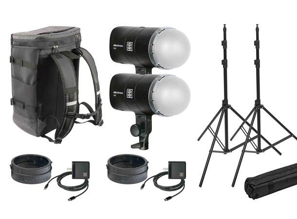 Elinchrom ONE Dual Flash inkl lysstativ TILBUD inkludert lysstativ. 