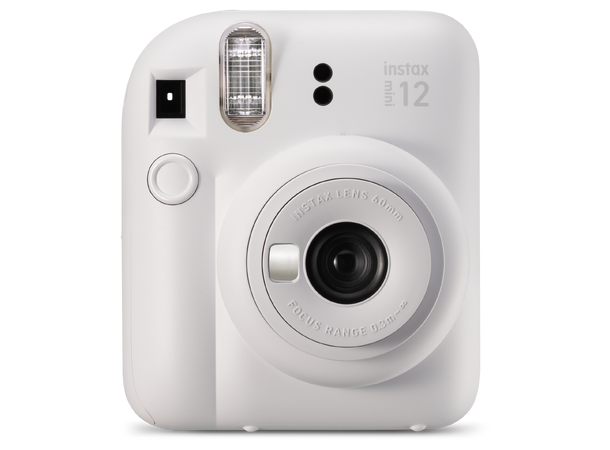 Fujifilm Instax Mini 12 Clay White Kompakt instantkamera. Best i test!