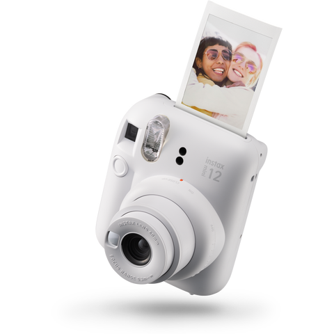Fujifilm Instax Mini 12 Clay White Kompakt instantkamera. Best i test!