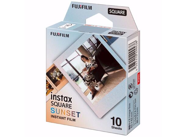 Fujifilm Instax Square Film Sunset 10 bilder, fargefilm til Fuji Instax SQ