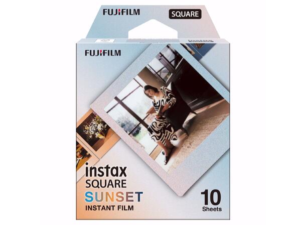 Fujifilm Instax Square Film Sunset 10 bilder, fargefilm til Fuji Instax SQ 