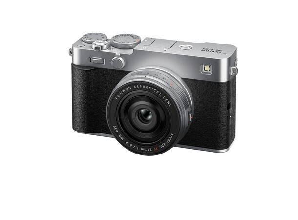 Fujifilm X-E5 Kit med XF 23mm f/2.8 Sølv 40MP, 6K, F-Log2 