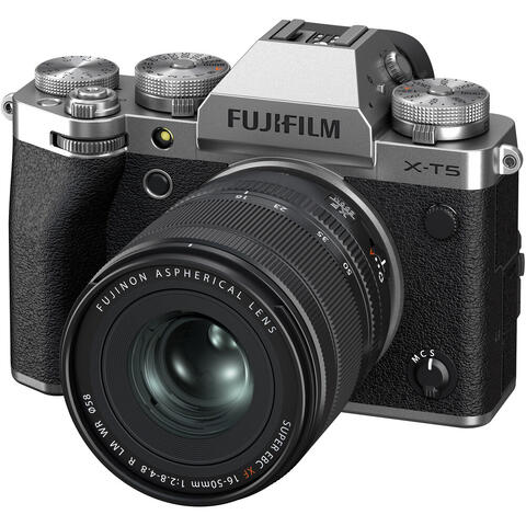 Fujifilm X-T5 Kit med 16-50/2.8-4.8 S&#248;lv V&#230;rtettet, IBIS, 6K, 40Mp