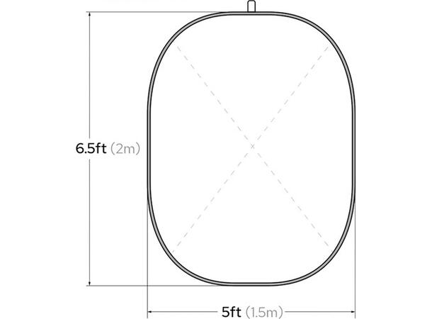 Godox Foldbar Bakgrunn CBA-CA0002 Forlatt. 2 x 1,5 m 