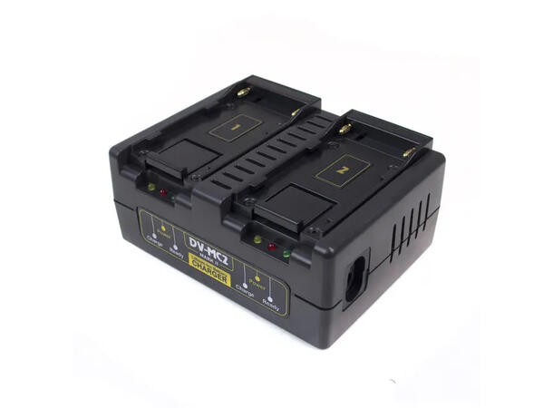 Hawk-Woods 2-Kanal Simultan Lader Sony NP-F dobbel Lader 