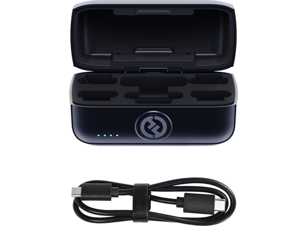 Hollyland Lark M3 Combo 4TX & 2RX USB-C og kamera RX, 4x Wireless mics 