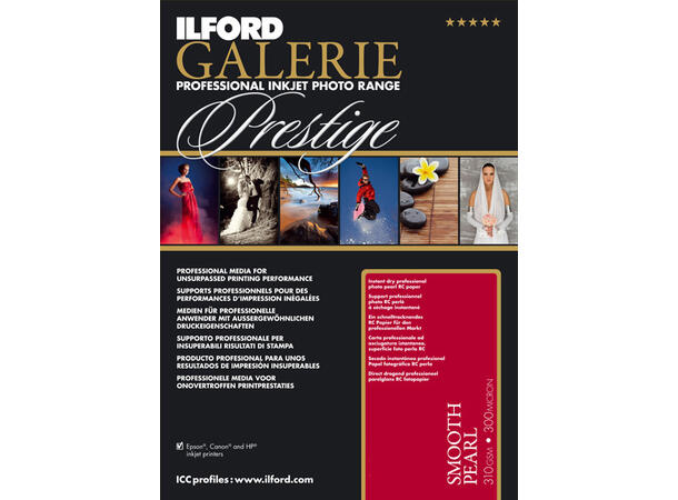 Ilford GP Smooth Pearl 13x18 100 ark 310 gsm, 13x18, 100 ark 