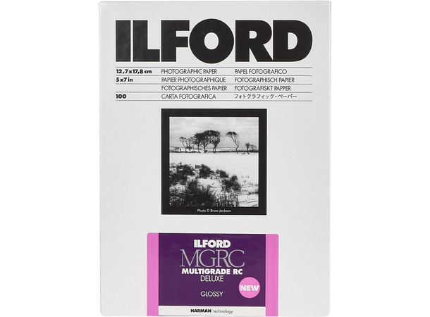 Ilford Multigrade RC Deluxe Glossy 8.9x14cm 100 ark 