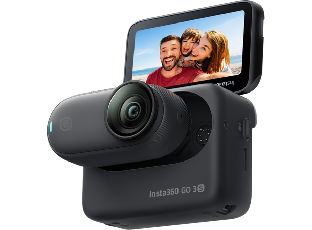 Insta360 GO 3S Standard Edition, Sort 4K Actionkamera, 128 GB 