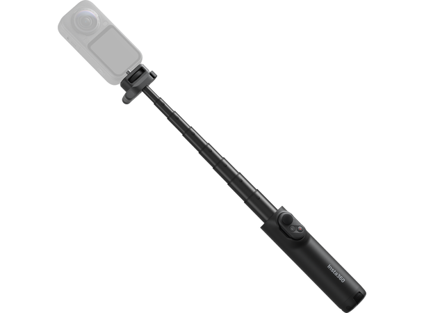 Insta360 Selfiestick med remote, sort Brettbar selfie-stick med fjernkontroll 