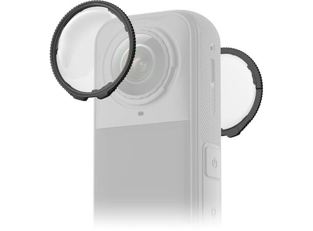 Insta360 X5 Standard Lens Guards Essensiell Beskyttelse, Klar Optikk 