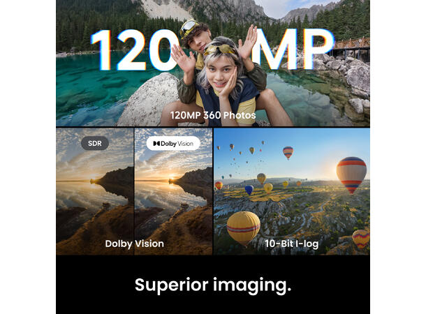 Insta360 X6 Essentials Bundle, Sort 8K 360° Actionkamera 