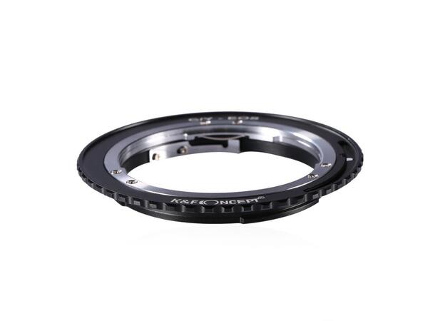 K&F Adapter for Canon EF til C / Y Bruk C / Y objektiv på Canon EF 