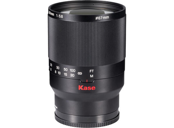 Kase 200mm f/5.6 Speiltele Sony E Teleobjektiv med unik bokeh 