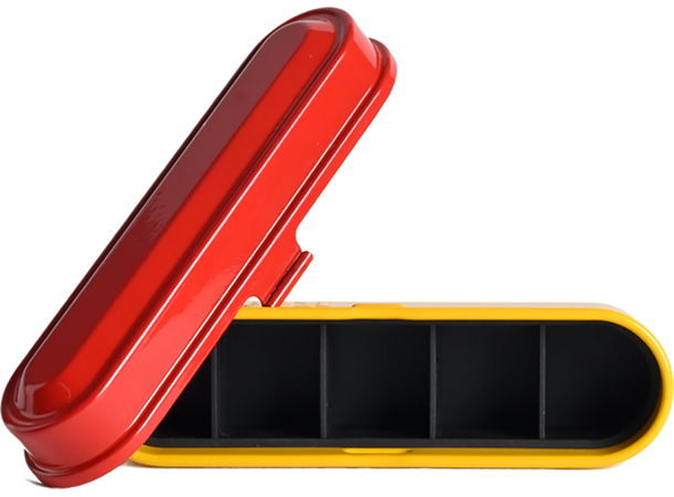 Kodak Film Case 135 Small Rød/gul Smart oppbevaring av filmruller 