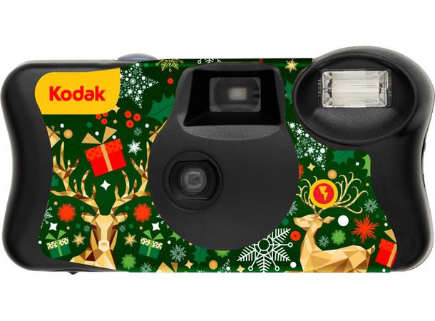 Kodak Fun Saver 800 39 exp Christmas Ed. Engangskamera med 39 eksp. og blits 