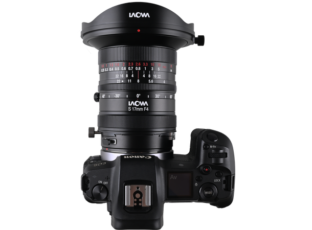 Laowa 17mm f/4 Zero-D Shift Canon RF Vidvinkel med shift-funksjon 