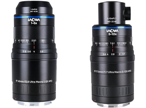 Laowa Aksen 17,5mm + 45mm Coax Illum. EF Canon EF 2-Objektivpakke Coaxial Illum 