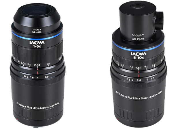 Laowa Aksen 17,5mm + 45mm Coax Illum. EF Canon EF 2-Objektivpakke Coaxial Illum 