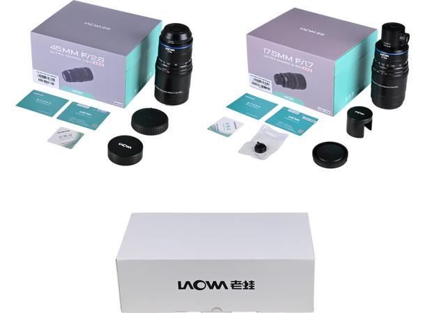 Laowa Aksen 17,5mm + 45mm Coax Illum. EF Canon EF 2-Objektivpakke Coaxial Illum 