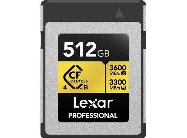 Lexar CFexpress 4.0 Pro Gold 512GB R3600/W3300 