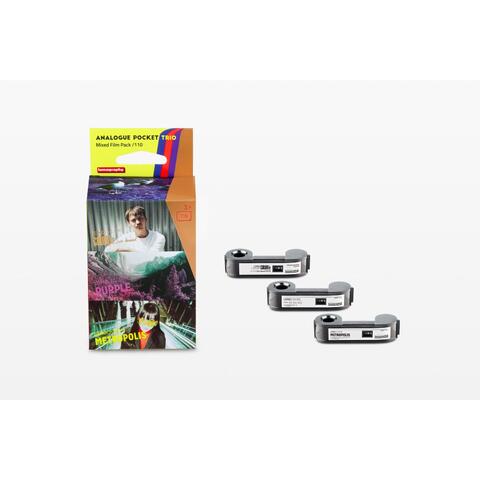 Lomography Analogue Trio Mixed Pack 110 ISO/ASA 200. 110 negativ fargefilm