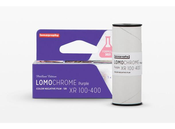 Lomography LomoChrome Purple 120 Pétillant 2021-versjon, XR 100-400