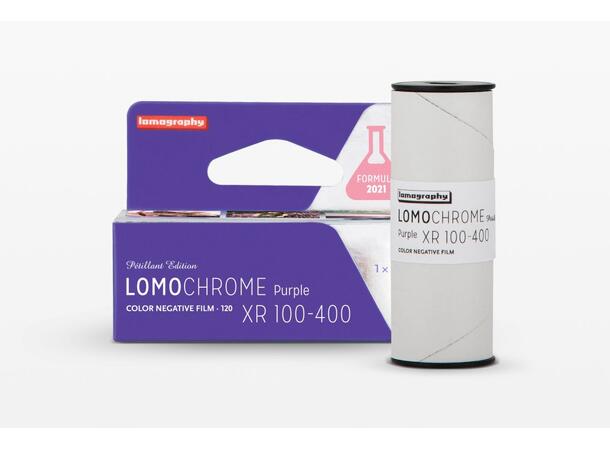 Lomography LomoChrome Purple 120 Pétillant 2021-versjon, XR 100-400 